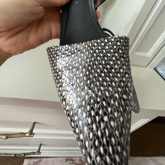 LORD & TAYLOR 424 FIFTH Pointed Toe strappy Heels Leather Women’s size 10 - Picture 13 of 16